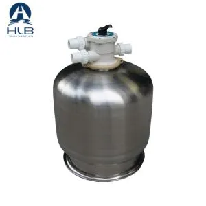 Topmonteret rustfrit stål sandfilter